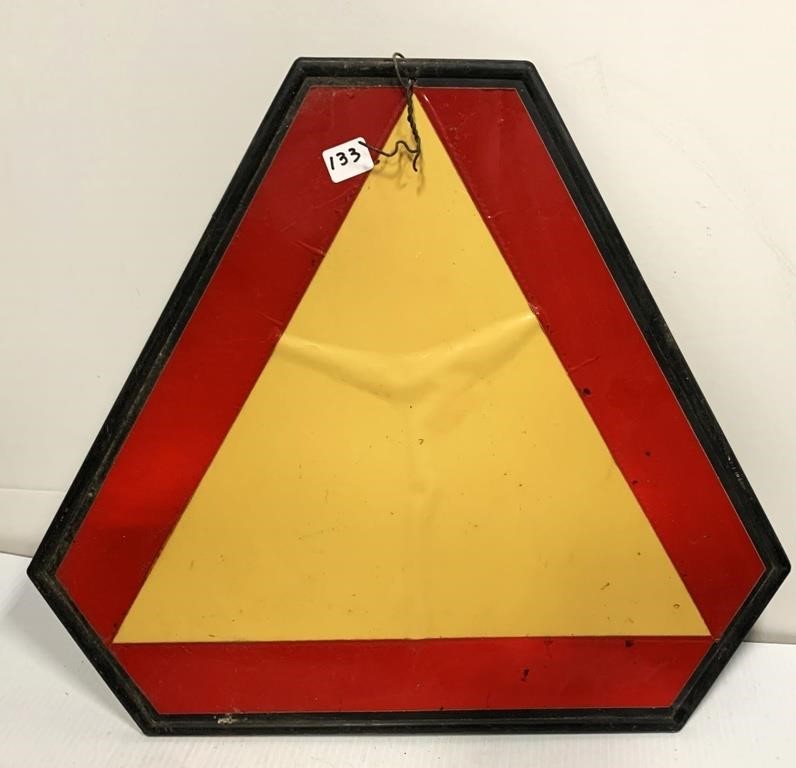 Plastic Caution Triangle Sign( NO SHIPPING)