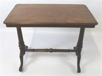 English Antique Carved Leg Window Table