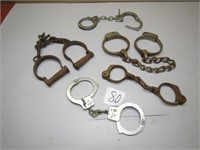 5 SETS OF HAND & LEG CUFFS