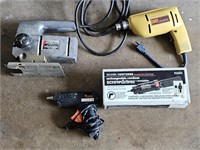 (4) Power Tools: Sander, Drill, Screwdriver, etc
