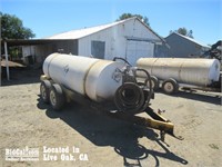 OFF-SITE 1,000 Gallon Fuel Tank on Trailer with Pu