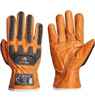 (1) Pr Superior Goatskin Leather Work Gloves XL