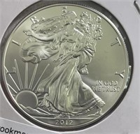 2012 American Eagle Silver GEM BU