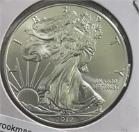 2012 American Eagle Silver GEM BU