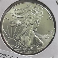 2012 American Eagle Silver GEM BU