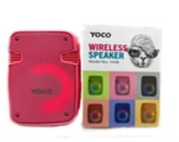 BLUETOOTH WIRELESS SPEAKER YOCO PINK