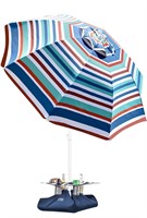 $77 OutdoorMaster Beach Umbrella with Sand Bag