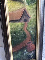 Framed Oil Painting on Board