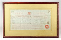 19th c. English Register of Births