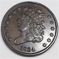 1834 Classic Head Half Cent High Grade
