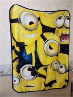 The Minions kid blanket 48in by 32in