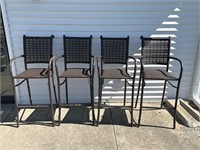 Bamboo/Whicker Outdoor Chairs