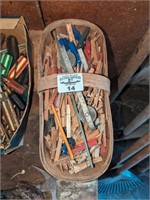 Basket of clothes pins