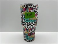 30 oz Stainless Steel Travel Mug- Siberian Serape