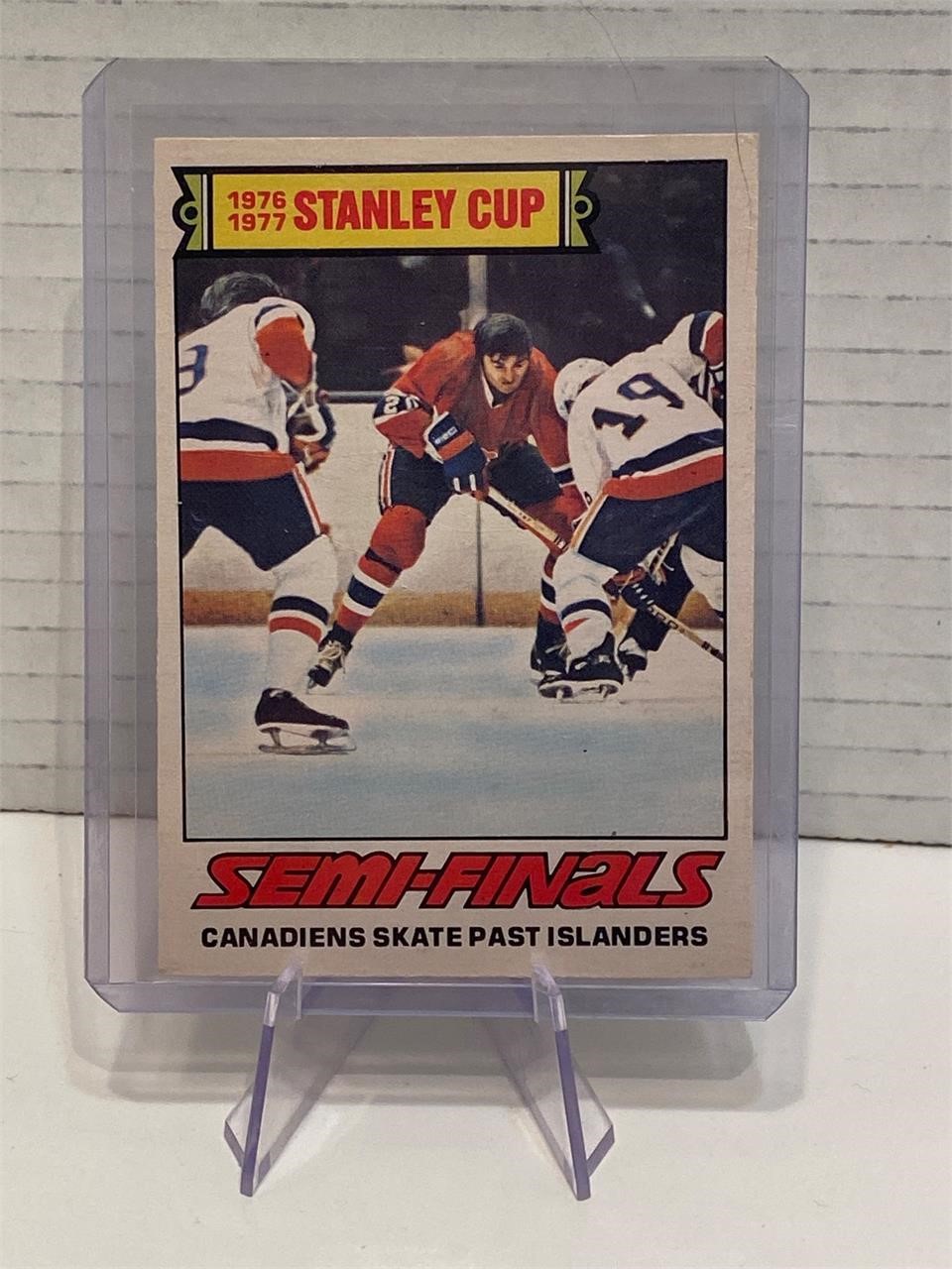 Montreal Canadiens 77/78 Semi Final Card