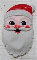 APPROX 34" LONG VINTAGE SANTA CLAUS HEAD