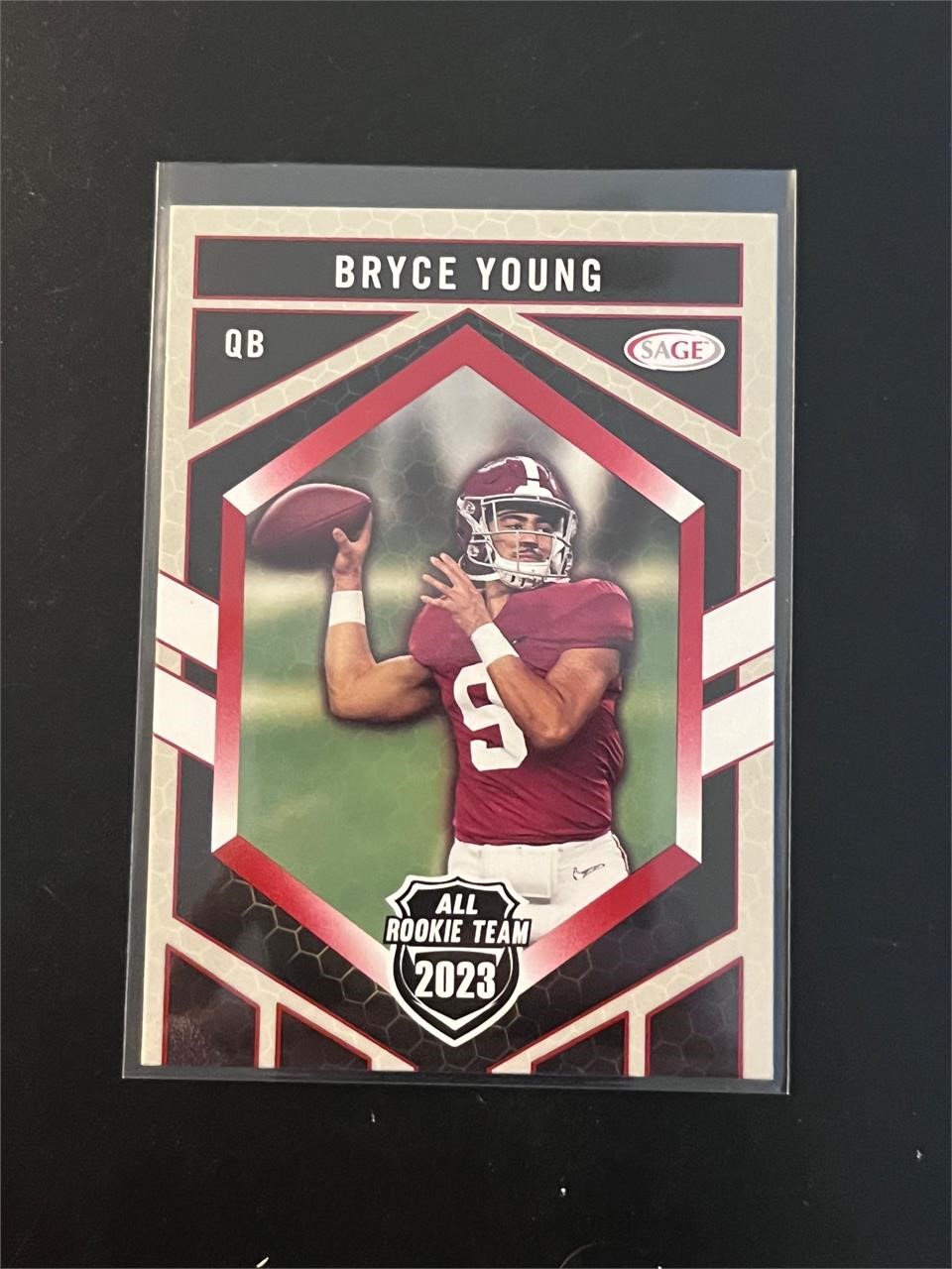 Bryce Young Sage Rookie Card