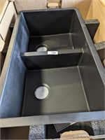 Karran Black Quartz Sink - 32-3/8" x 19-1/4" x 9"