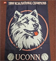 1999 UCONN National Champs Flag NEW