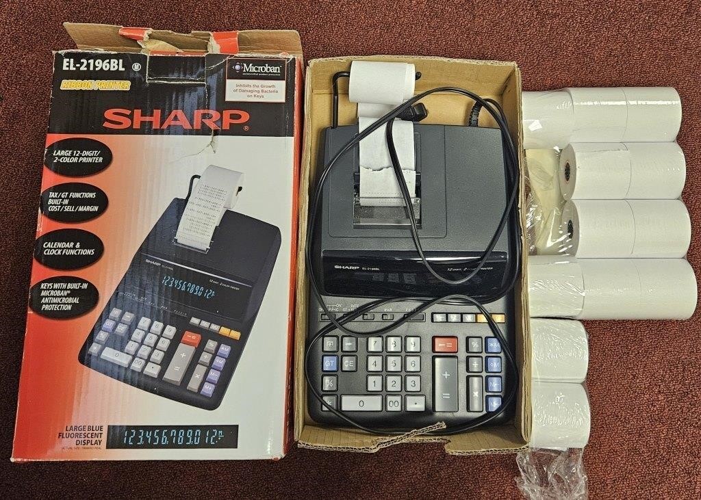 Sharp EL-2196 BL Calculator