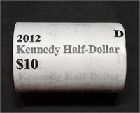 2012 D Kennedy Half Dollar BU Original Roll