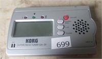 Korg Guitar/Bass Tuner GA-30 Tested and Working