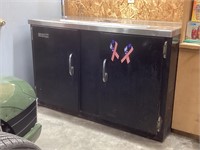 Double kegerator and contents