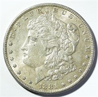 1881-O MORGAN DOLLAR AU