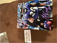 Ed Reed Signed 8x10 w/COA