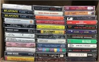 Flat of cassette tapes - mostly sealed