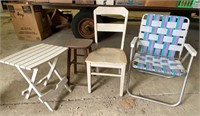 Chairs inc/ Vynil Patio Chair