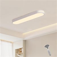 Becailyer Modern LED Ceiling Lights, 23.6" Dimmabl