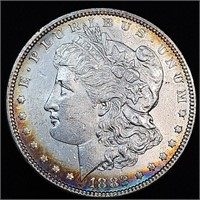 1882 Morgan Dollar - Rim Toned BU Morgan