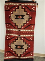 Beautiful Navajo rug. 32 x 64 inches