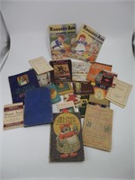 Lot (25)  Early Advertising Cookbooks