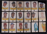 RARE Vintage 1960's Topps Baseball Iron Ons (18)