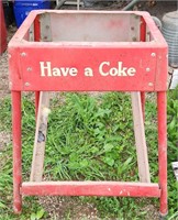 Vintage Coca-Cola Cooler Stand