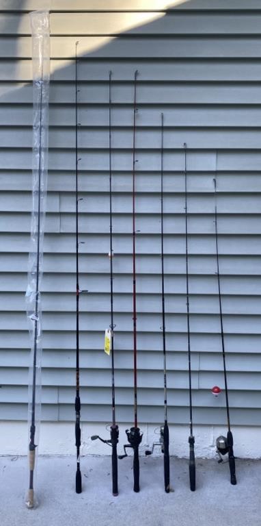Assorted Shakespeare Fishing Rods Inc. Ugly Stik,