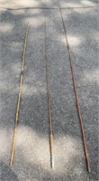 Bamboo Fishing Poles, 7-10ft 
(Bidding 1x qty)