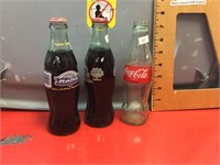 Collection of Coke bottles - 2 Rams