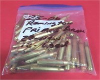 Primed Brass 25-06 Rem 28 Count New 12 Count Used