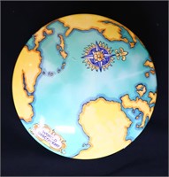 Tiffany Tauck collered world map box