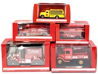 (5) Motor City Classics Coca-Cola Die-Cast Collect