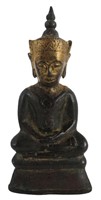 Thai/Burmese Parcel Gilt Bronze Buddha