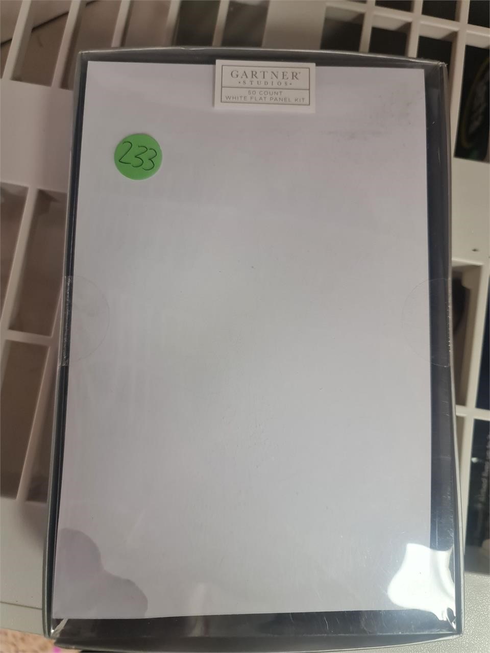 White flat panel kit