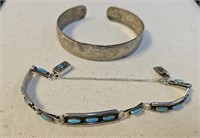 Sterling Silver Jewelry 2 Bracelets