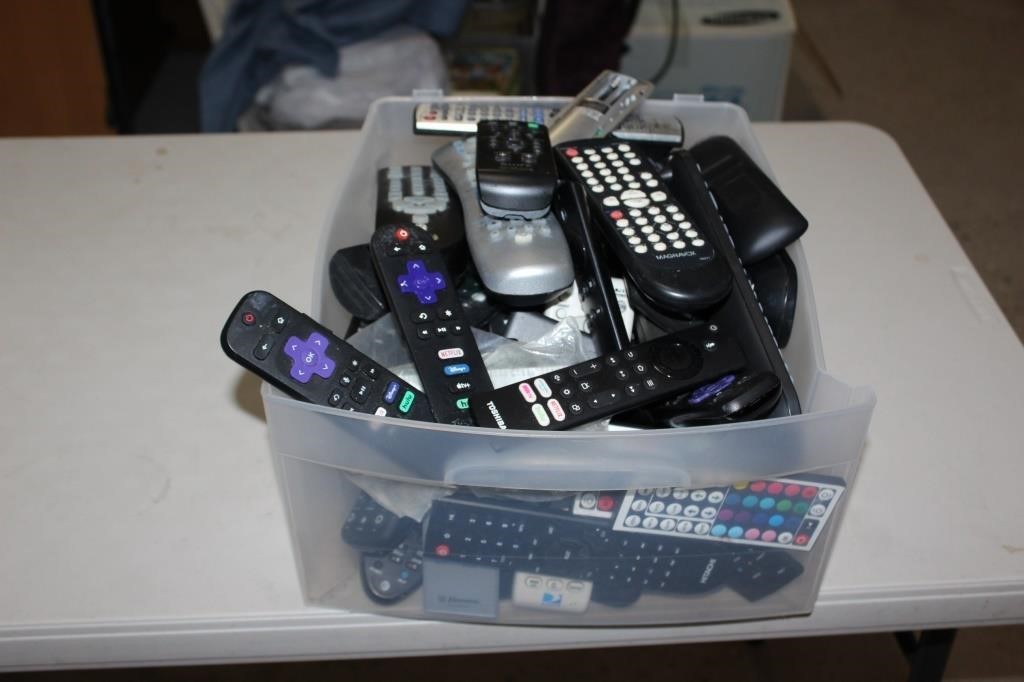 Large lot of misc. tv controllers