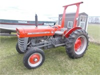 MF 135 Gas Tractor w/Rolbar, 3pt, New Tires,