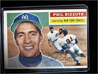 1956 Topps Phil Zizzuto Baseball Card #113