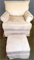 Comfy Swivel Rocking Chair & Ottoman